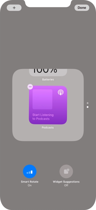 Press Smart Rotate to turn the function on or off.