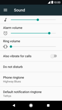 Press the Home key to return to the home screen.