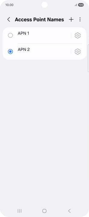 Press the Home key to return to the home screen.