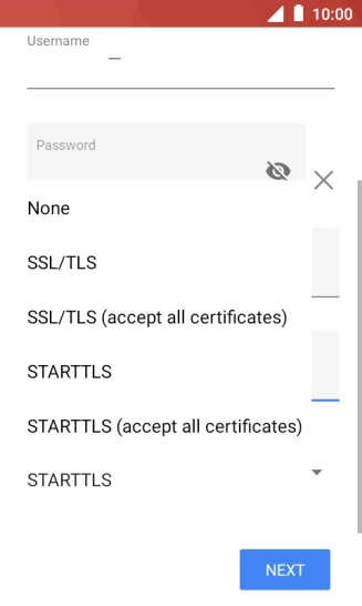 Press None to turn off the function.