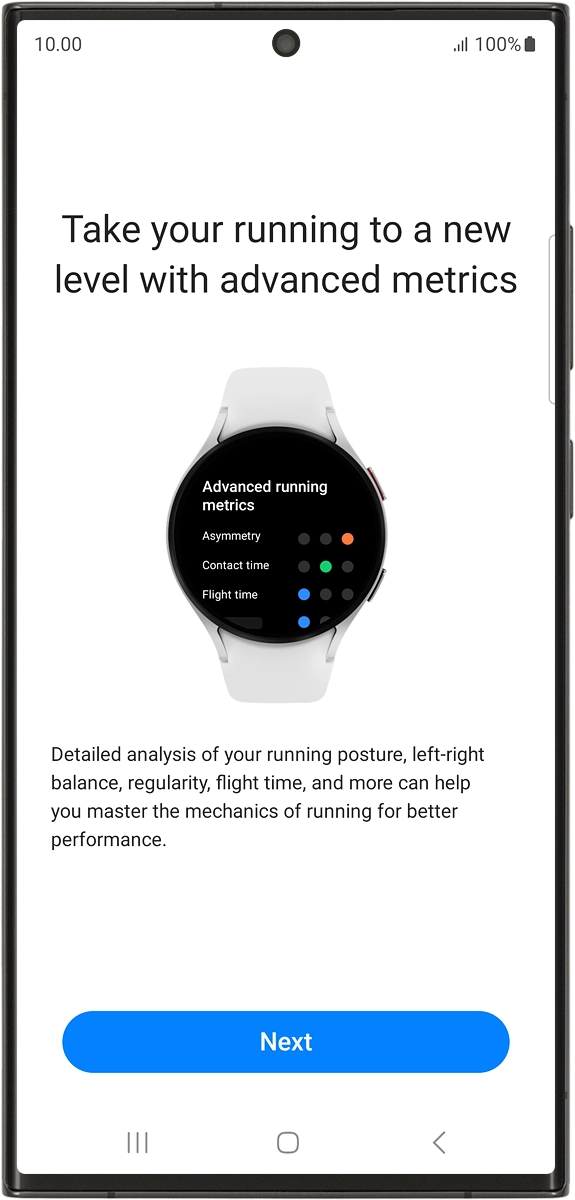On your phone: Press Next.