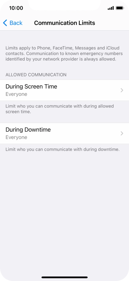 Press During Screen Time.