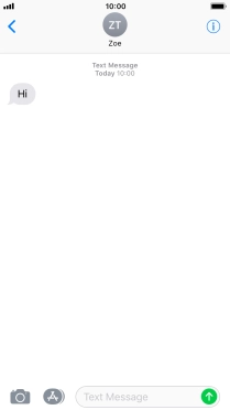 Press the Home key to return to the home screen.