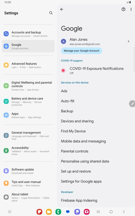 Press Find My Device.