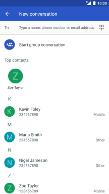 Press the field next to 