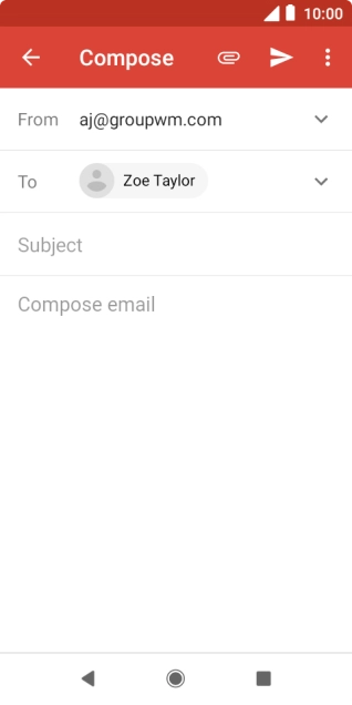 Press Subject and key in the required subject.