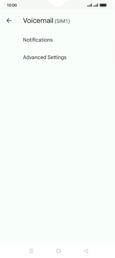 Press Advanced Settings.