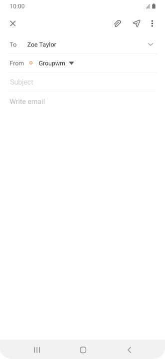 Press Subject and key in the required subject.