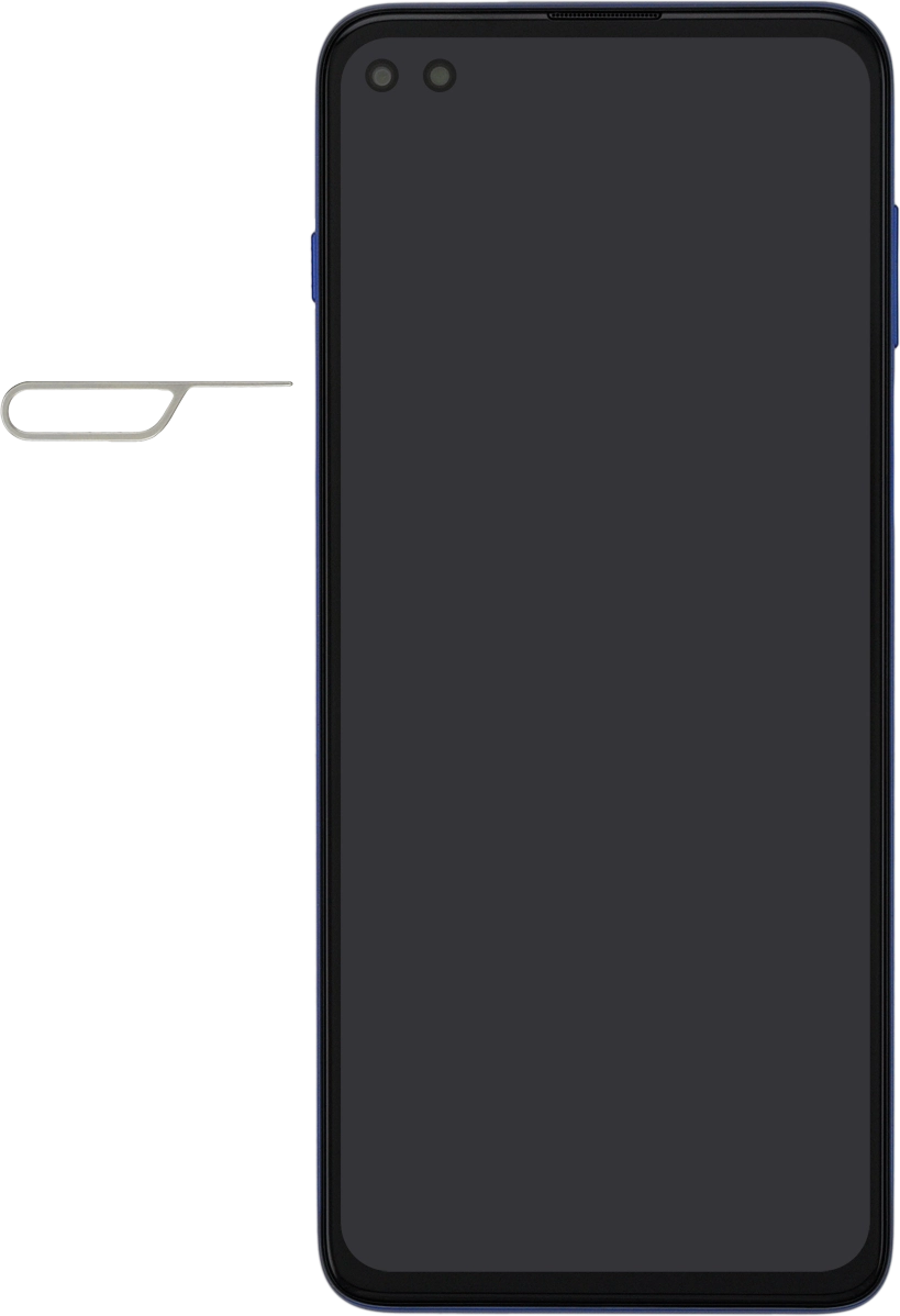 Find the opener for the card holder.