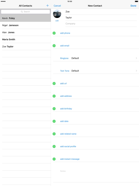 Press add phone and key in the required phone number. Press add phone and key in the required phone number.