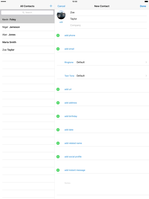 Press add phone and key in the required phone number. Press add phone and key in the required phone number.