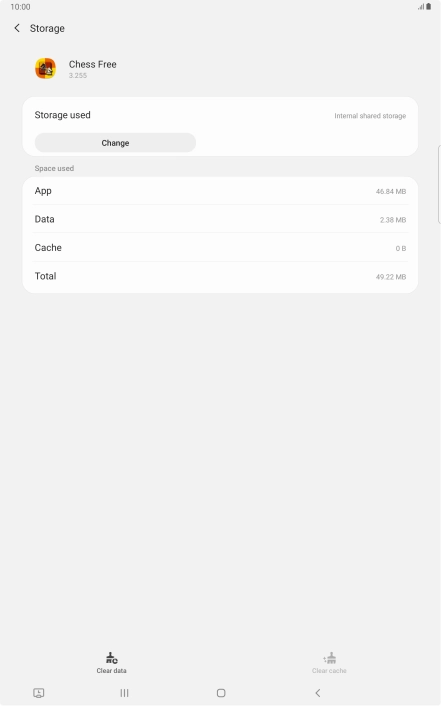Press the Home key to return to the home screen.