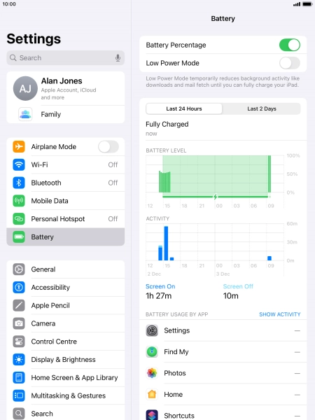 Press the indicator next to Press the indicator next to