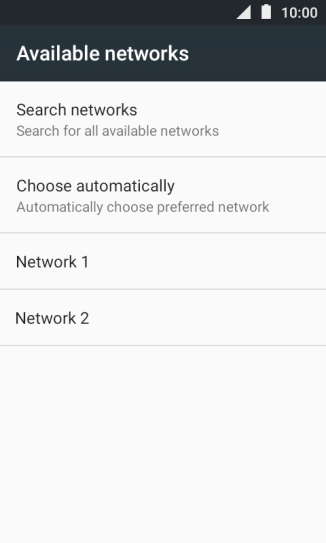 Press Choose automatically.