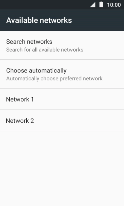 Press Choose automatically.