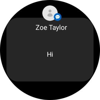 Press the required notification to open it. Press the required notification to open it.