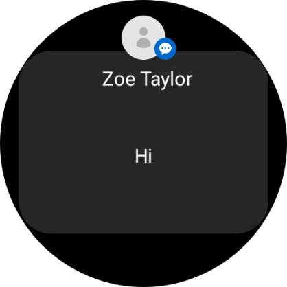 Press the required notification to open it. Press the required notification to open it.