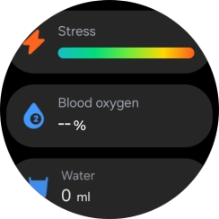 Press Blood oxygen.