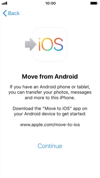 To transfer content to your phone, you need to install the app 