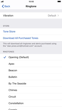 Press the required ring tones to hear them.