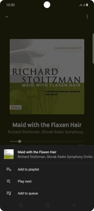 Press Add to playlist.