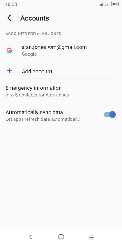Press the Home key to return to the home screen.