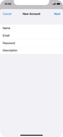 Press Description and key in the required name.