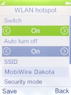 Select On to turn on the function. Select On to turn on the function.