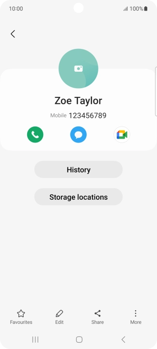 Press the Home key to return to the home screen.