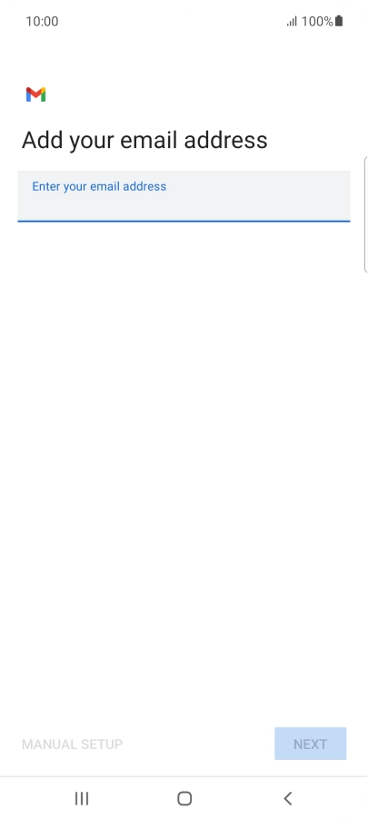 Press the field below 