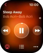 Turn the Digital Crown to select the required volume.
