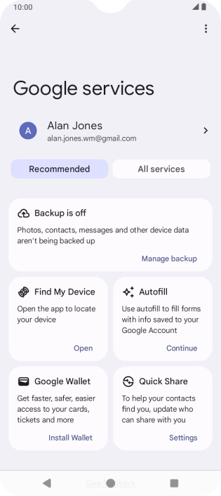 Press Find My Device.