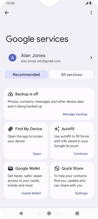 Press Find My Device.