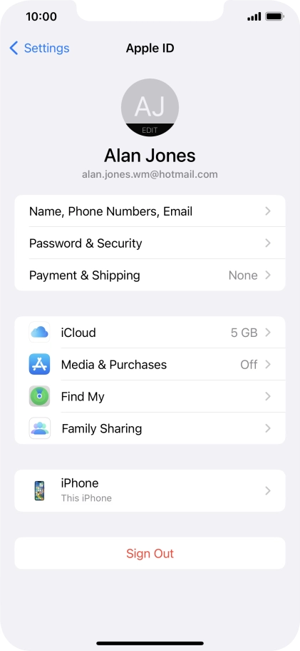 Slide your finger upwards starting from the bottom of the screen to return to the home screen.