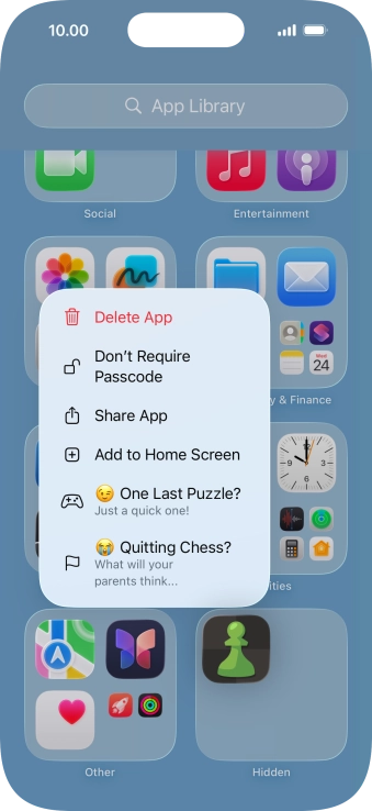 Press Don't Require Passcode.
