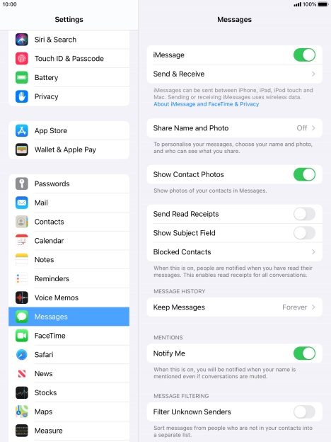 Press the Home key to return to the home screen.