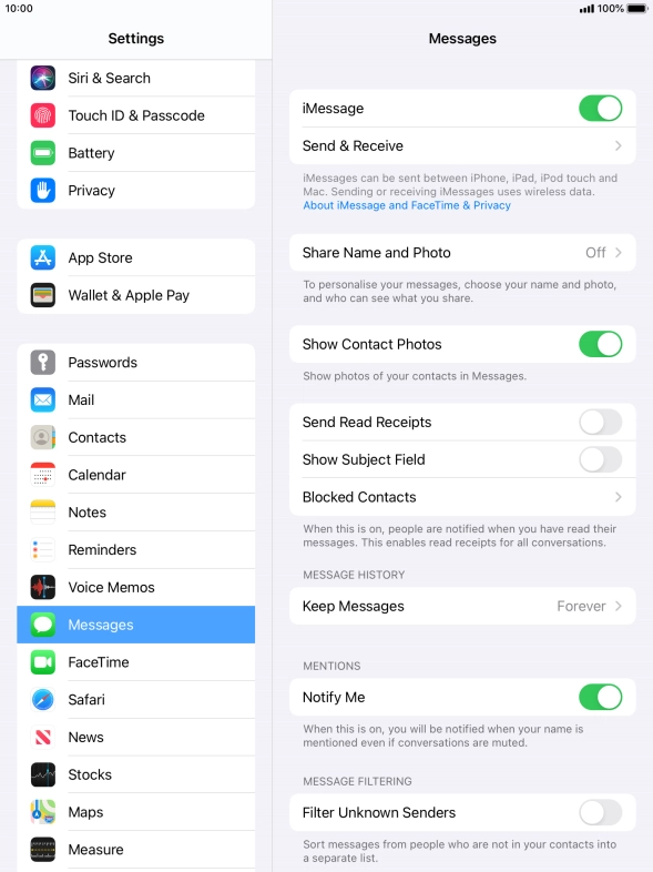 Press the Home key to return to the home screen.