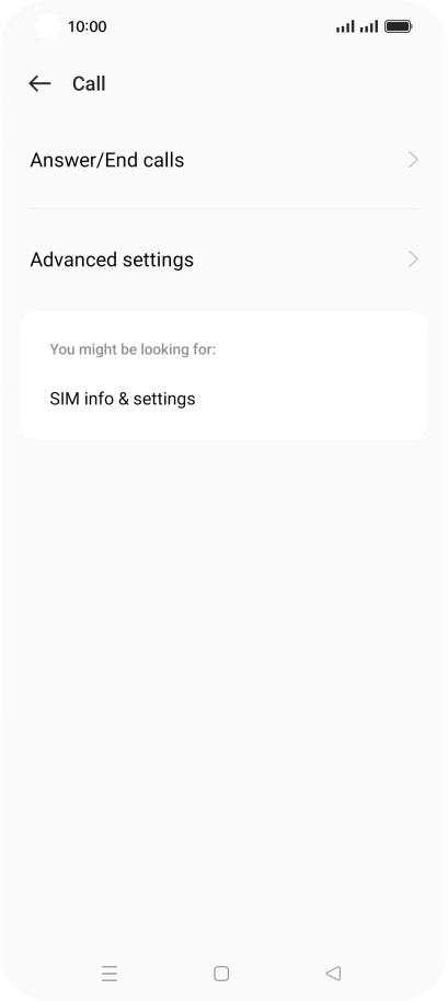 Press Advanced settings.