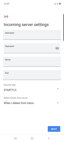Press the field below 