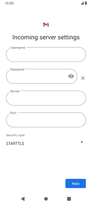 Press the field below 