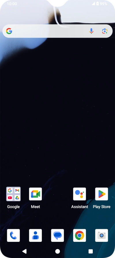 When the battery charging icon is displayed, the battery is charging.