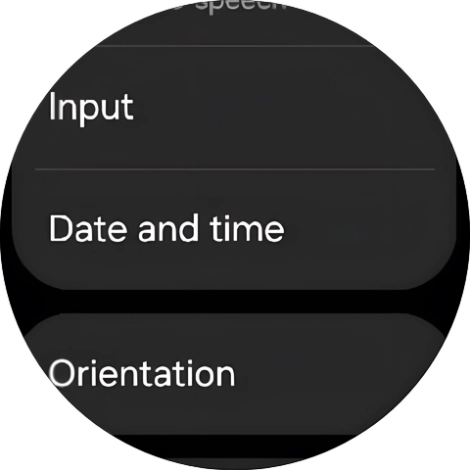 Press Date and time.