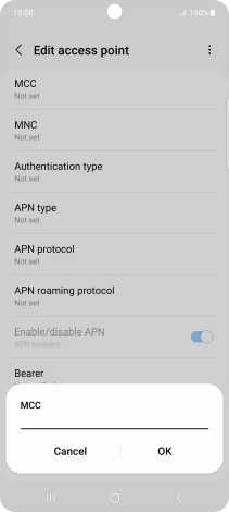 Key in 505 and press OK.