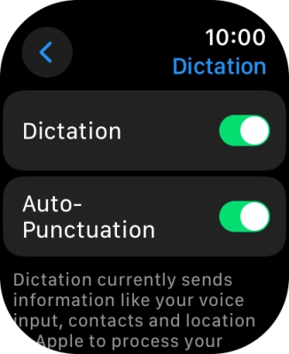 Press the Digital Crown twice to return to the home screen.