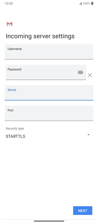 Press the field below 