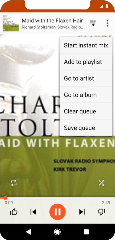 Press Add to playlist.