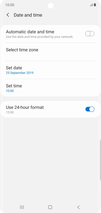Press the indicator next to Press the indicator next to