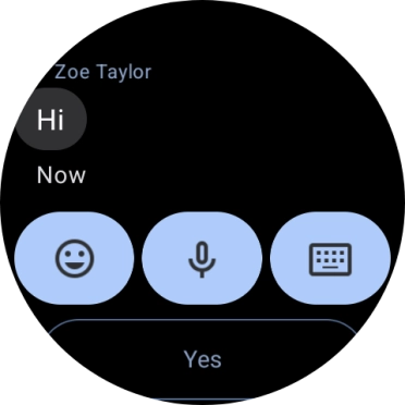 Press the microphone icon.