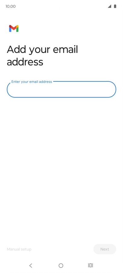 Press the field below 