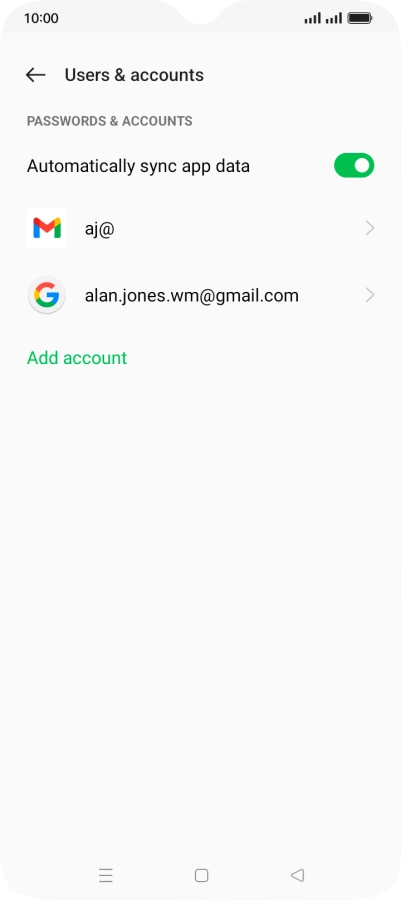 Press the Home key to return to the home screen.